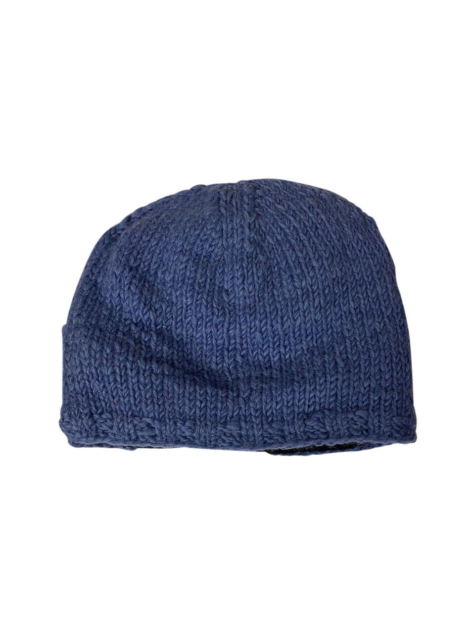 HANDMADE 100% WOOL KNIT WINTER BEANIE WARM BOHO FLEECE LINED HAT - P3