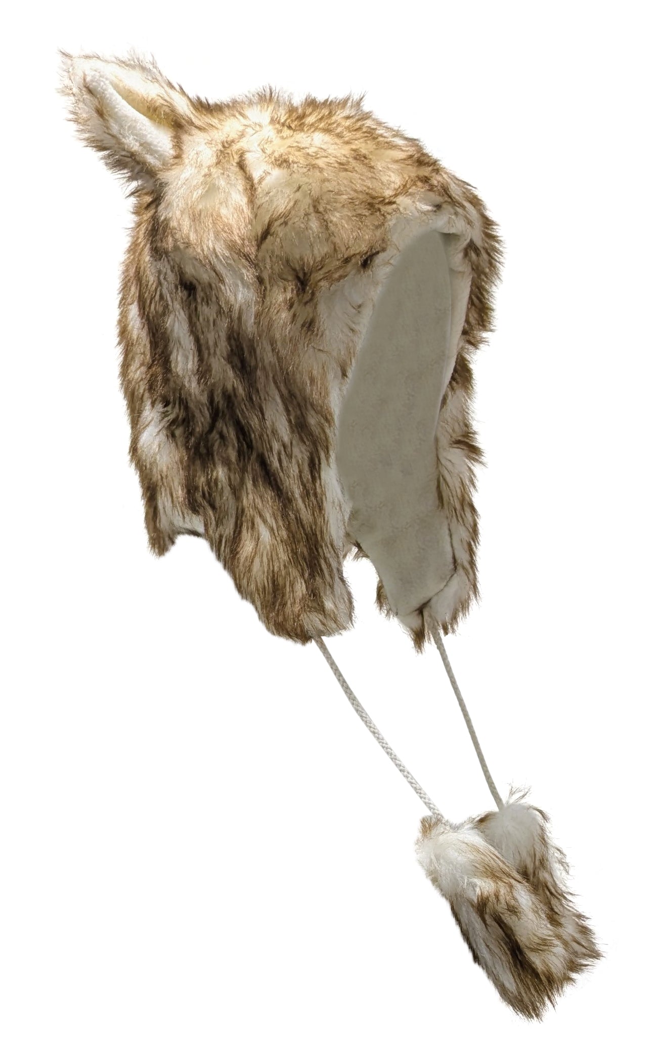 Winter Faux Fur Soul Hood Boho Karma Festival Unisex Hat P6