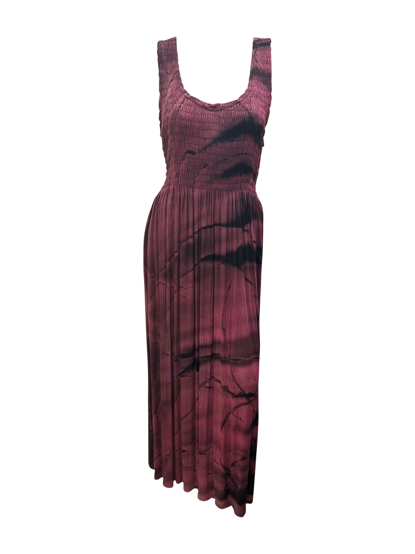 Womens Ladies Plus Size Curve Handmade Boho Abstract Print Maxi Elasticated Sleeveless Dress Free Size Up To UK Size 22 P9