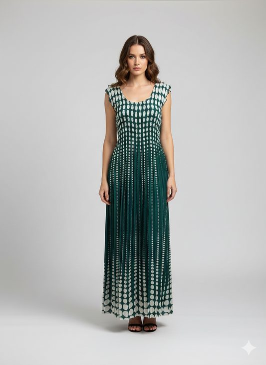 Womens Ladies Plus Size Curve Handmade Boho Abstract Print Maxi Elasticated Sleeveless Dress Free Size Up To UK Size 22 P33