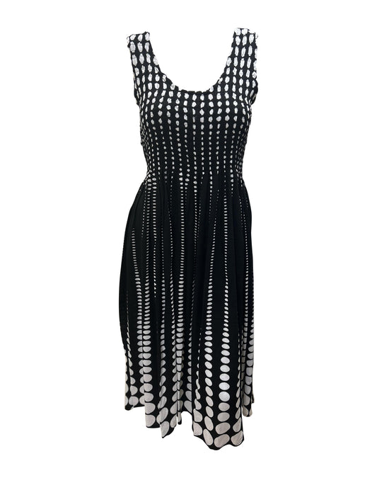 Womens Ladies Plus Size Curve Handmade Boho Abstract Print Midi Elasticated Sleeveless Dress Free Size Up To UK SIZE 24 P5