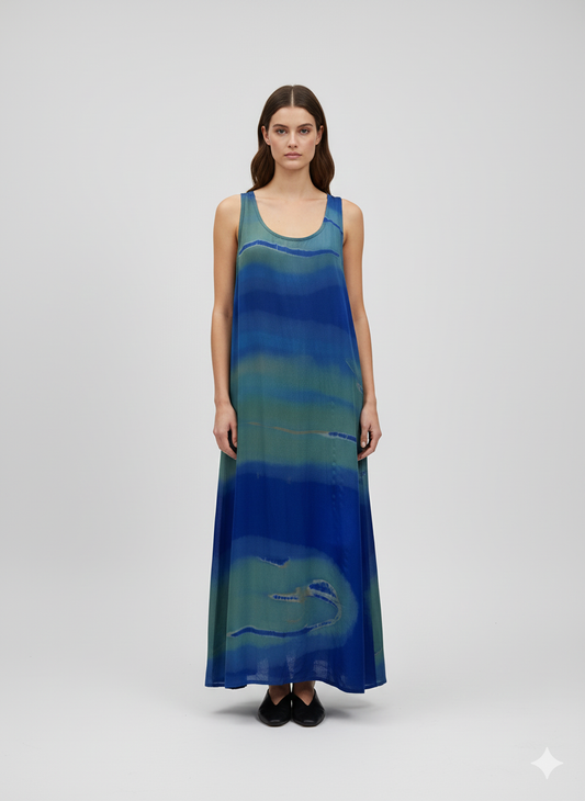 Womens Plus size Curve Dress Abstract Print Funky Bubble Pocket Maxi Free Size up to 24 - P13