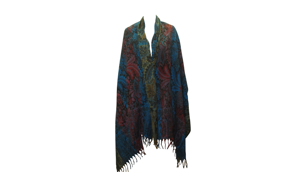Women's Ladies Oversized Blanket Cardigan Shawl Reversible Freesize p5