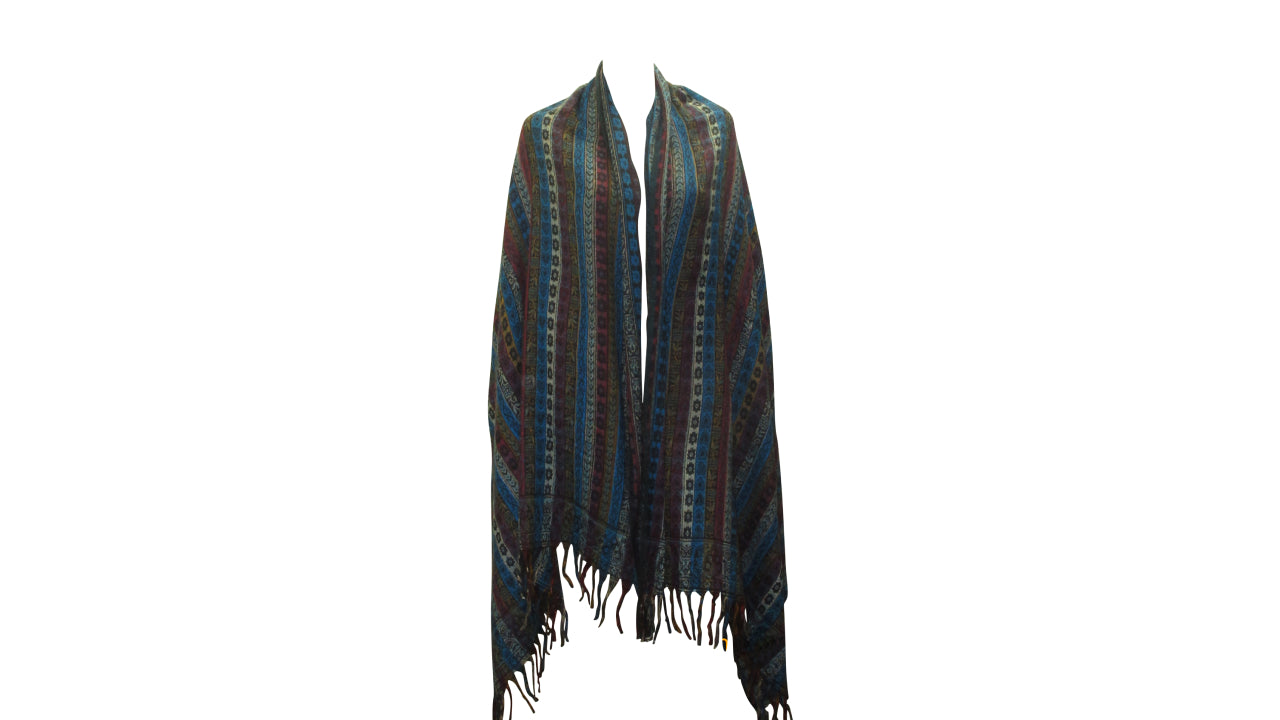 Women's Ladies Oversized Blanket Cardigan Shawl Reversible Freesize p5
