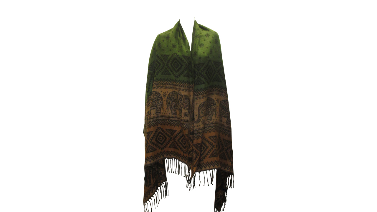 Women's Ladies Oversized Blanket Cardigan Shawl Reversible Freesize p4