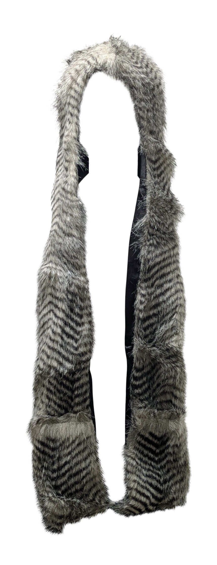 Winter Faux Fur Soul Hood Boho Karma Festival Unisex Hat P2