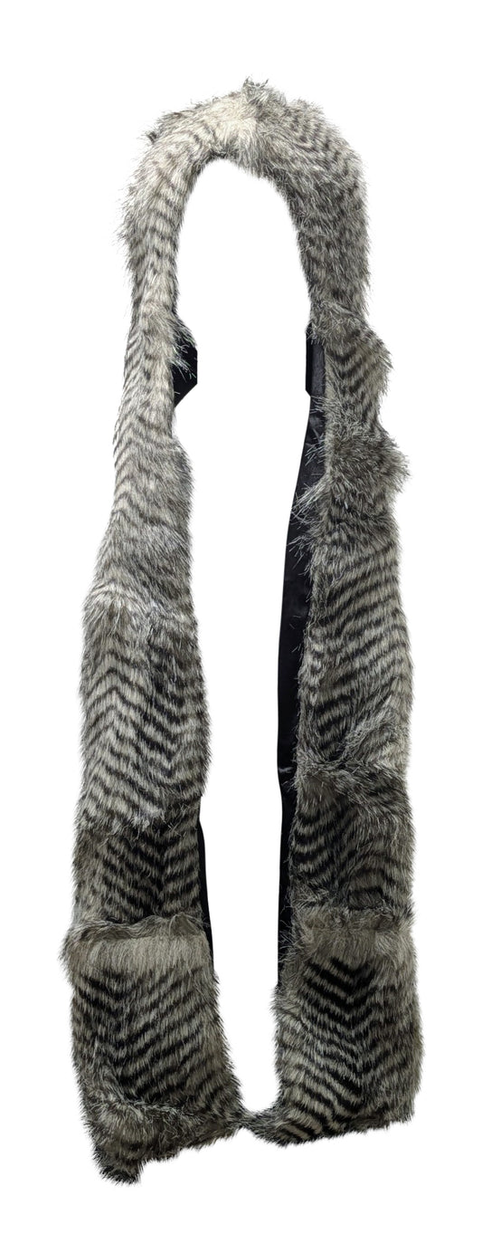 Winter Faux Fur Soul Hood Boho Karma Festival Unisex Hat P2