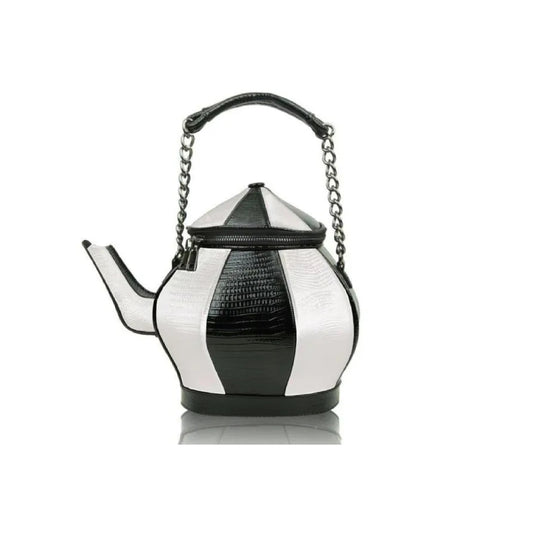 Unique Statement Piece Teapot-Shaped Gothic Handbag